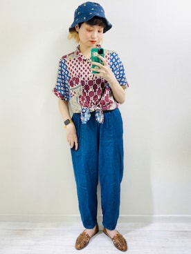 moratoriamu.さん（レディース・155cm）の夏コーディネート