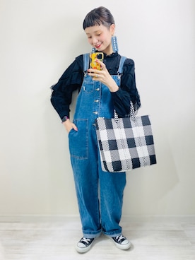 「Letra（レトラ）のアイテム」を使った、moratoriamu.さん（レディース・155cm）の春コーディネート