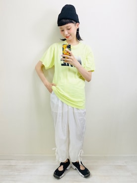 「BBQ」｜moratoriamu.さん（レディース・155cm）の夏コーディネート