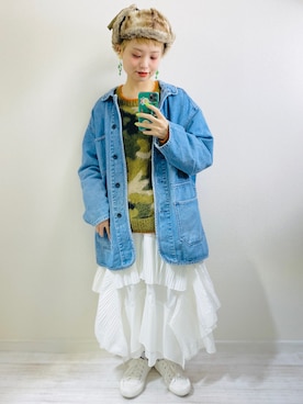 moratoriamu.さん（レディース・155cm）の冬コーディネート