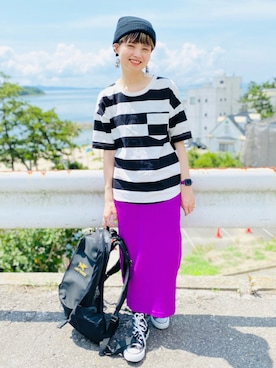 moratoriamu.さん（レディース・155cm）の夏コーディネート