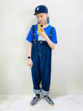 「sonic youth（ソニックユース）のアイテム」を使った、moratoriamu.さん（レディース・155cm）の秋コーディネート