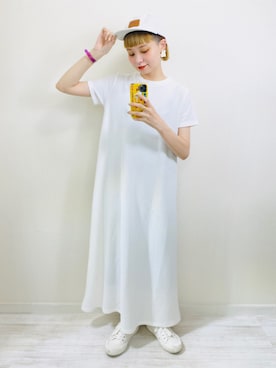 「yield（イールド）のアイテム」を使った、moratoriamu.さん（レディース・155cm）の秋コーディネート