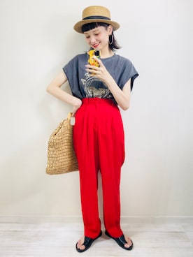 moratoriamu.さん（レディース・155cm）の夏コーディネート