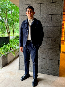 「H&M（エイチ・アンド・エム）のアイテム」を使った、ZUさん（メンズ・175cm）の秋コーディネート