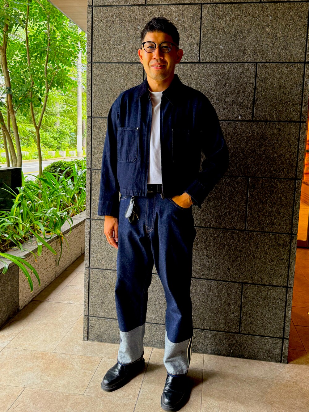 GAPのアイテムを使った「デニムセットアップ」のメンズ人気