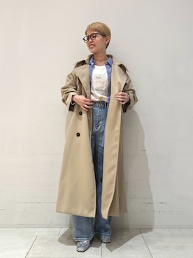 「Te chichi（テチチ）のアイテム（その他アウター）」を使った、RIRU  さん（レディース・149cm）の春コーディネート