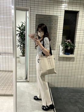 「RETRO GIRL（レトロガール）のアイテム（スウェットパンツ）」を使った、ﾀｺﾔｷ🐙さん（レディース・160cm）の秋コーディネート