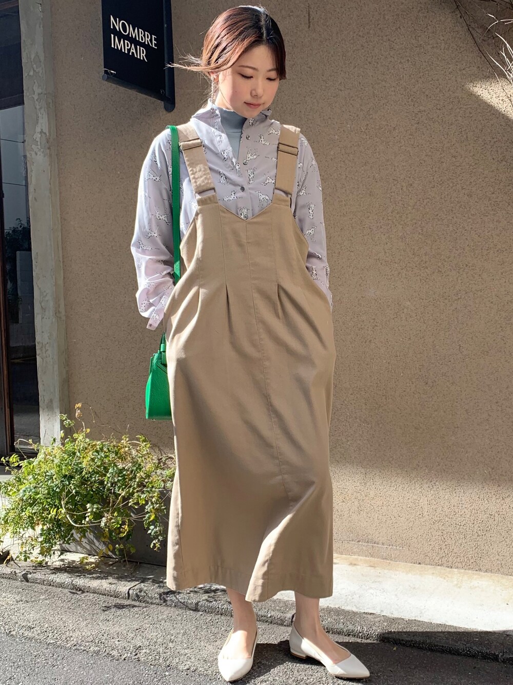 NOMBRE IMPAIR（ノンブルアンペール）の「ダルメシアン ロングシャツ