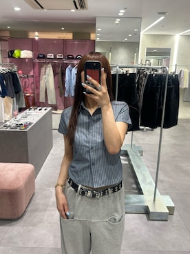 「アイテム（スウェットパンツ）」を使った、ナナさん（レディース・169cm）の夏コーディネート
