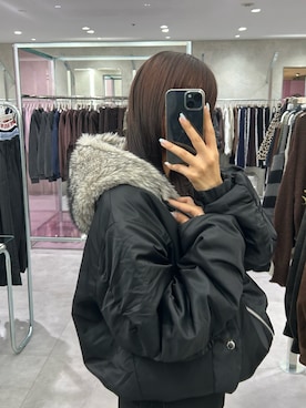 「アイテム（ブルゾン）」を使った、ナナさん（レディース・169cm）の秋コーディネート