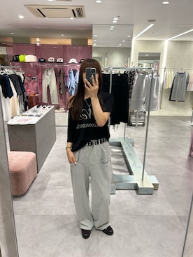 「アイテム（スウェットパンツ）」を使った、ナナさん（レディース・169cm・20代）の夏コーディネート
