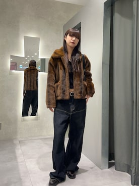 「アイテム（その他アウター）」を使った、ナナさん（レディース・169cm・20代）の秋コーディネート