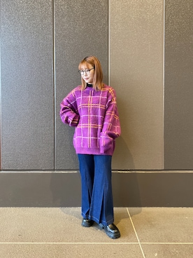 「CPCM」｜「アイテム（ブーツ）」を使った、にこ。さん（レディース・154cm）の冬コーディネート