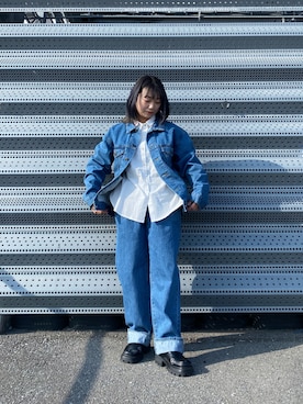 にこ。さん（レディース・154cm）の冬コーディネート