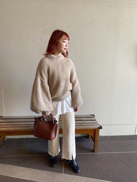 にこ。さん（レディース・154cm）の秋コーディネート