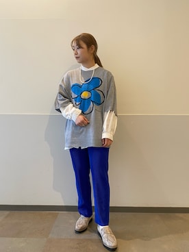 「CPCM」｜にこ。さん（レディース・154cm）の春コーディネート