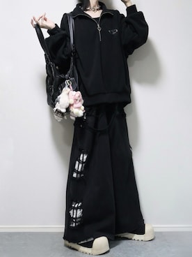 「ERAR（エラー）のアイテム」を使った、らいさん（メンズ・170cm）の秋コーディネート