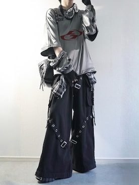 「アイテム（メガネ）」を使った、らいさん（メンズ・170cm）の秋コーディネート