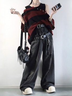 「ERAR（エラー）のアイテム」を使った、らいさん（メンズ・170cm）の夏コーディネート