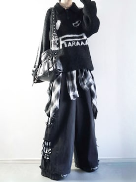 「ERAR（エラー）のアイテム」を使った、らいさん（メンズ・170cm）の冬コーディネート