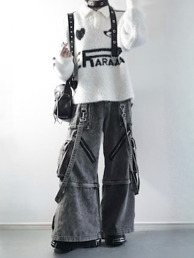 「アイテム（ブーツ）」を使った、らいさん（メンズ・170cm）の秋コーディネート