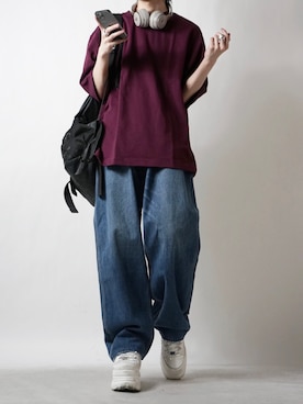 「Lee」｜「アイテム（その他）」を使った、らいさん（メンズ・170cm）の春コーディネート