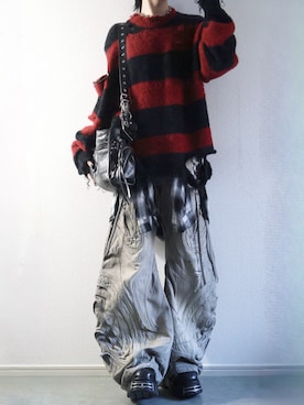 「DEVICE（デバイス）のアイテム」を使った、らいさん（メンズ・170cm）の冬コーディネート