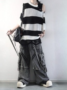 「ERAR（エラー）のアイテム」を使った、らいさん（メンズ・170cm）の夏コーディネート
