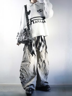 「アイテム（シャツ/ブラウス）」を使った、らいさん（メンズ・170cm・20代）の冬コーディネート