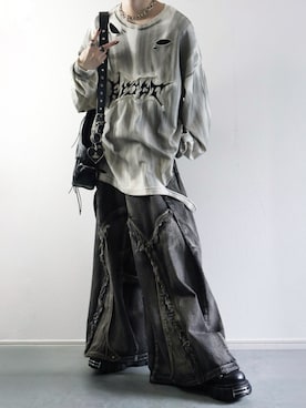 「アイテム（ブーツ）」を使った、らいさん（メンズ・170cm）の秋コーディネート