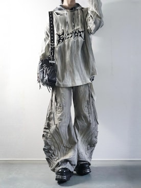 「アイテム（シャツ/ブラウス）」を使った、らいさん（メンズ・170cm・20代）の冬コーディネート