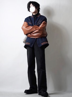 「アイテム（PC・スマホグッズ/家電）」を使った、らいさん（メンズ・170cm・20代）の冬コーディネート