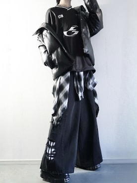 「ERAR（エラー）のアイテム」を使った、らいさん（メンズ・170cm）の冬コーディネート