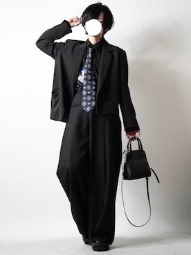 「minsobi（ミンソビ）のアイテム」を使った、らいさん（メンズ・170cm）の春コーディネート