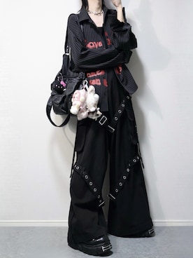 「ERAR（エラー）のアイテム」を使った、らいさん（メンズ・170cm）の秋コーディネート
