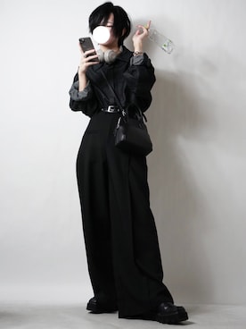 「CREARE LINO」｜「アイテム（ブーツ）」を使った、らいさん（メンズ・170cm）の春コーディネート