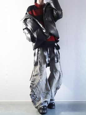 「アイテム（ブーツ）」を使った、らいさん（メンズ・170cm・20代）の冬コーディネート