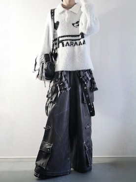 「アイテム（カーゴパンツ）」を使った、らいさん（メンズ・170cm・20代）の秋コーディネート