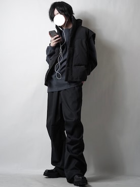 「アイテム（PC・スマホグッズ/家電）」を使った、らいさん（メンズ・170cm・20代）の冬コーディネート
