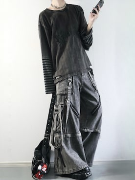 「DEVICE（デバイス）のアイテム」を使った、らいさん（メンズ・170cm）の春コーディネート