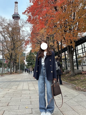 chiiさんの（AZUL by moussy | アズールバイマウジー）を使ったコーディネート