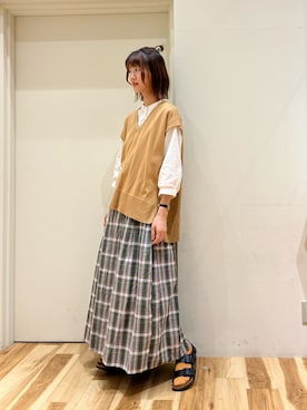 まっちゃんさん（レディース・166cm）の春コーディネート