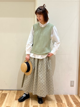 まっちゃんさん(レディース・166cm)の春コーディネート