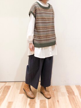 まっちゃんさん（レディース・166cm）の秋コーディネート