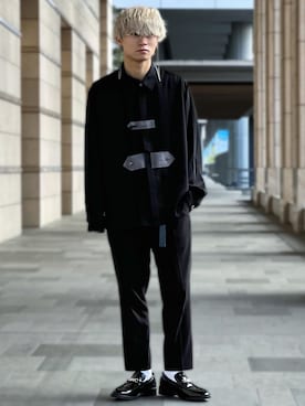 「EDEL（エーデル）のアイテム」を使った、YUKIさん（メンズ・168cm）の春コーディネート
