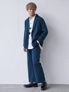 「Happy John（ハッピージョン）のアイテム（ジャケット/アウター）」を使った、YUKIさん（メンズ・168cm）の秋コーディネート