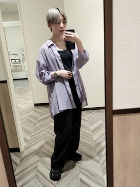 「apres jour mignon（アプレジュールミニョン）のアイテム」を使った、苔さん（レディース・156cm）の夏コーディネート