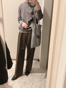 「LONGINES（ロンジン）のアイテム」を使った、苔さん（レディース・156cm）の春コーディネート