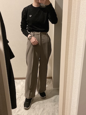 「LONGINES（ロンジン）のアイテム」を使った、苔さん（レディース・156cm）の冬コーディネート